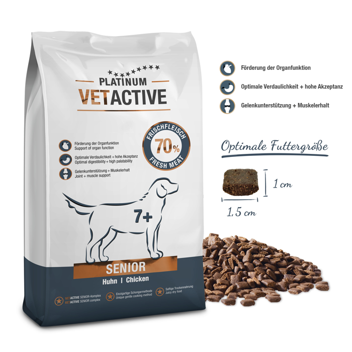 Platinum Vetactive Senior Magirefti (FSG) Xira Trofi Ilikiomenou Skulou 1,5kg